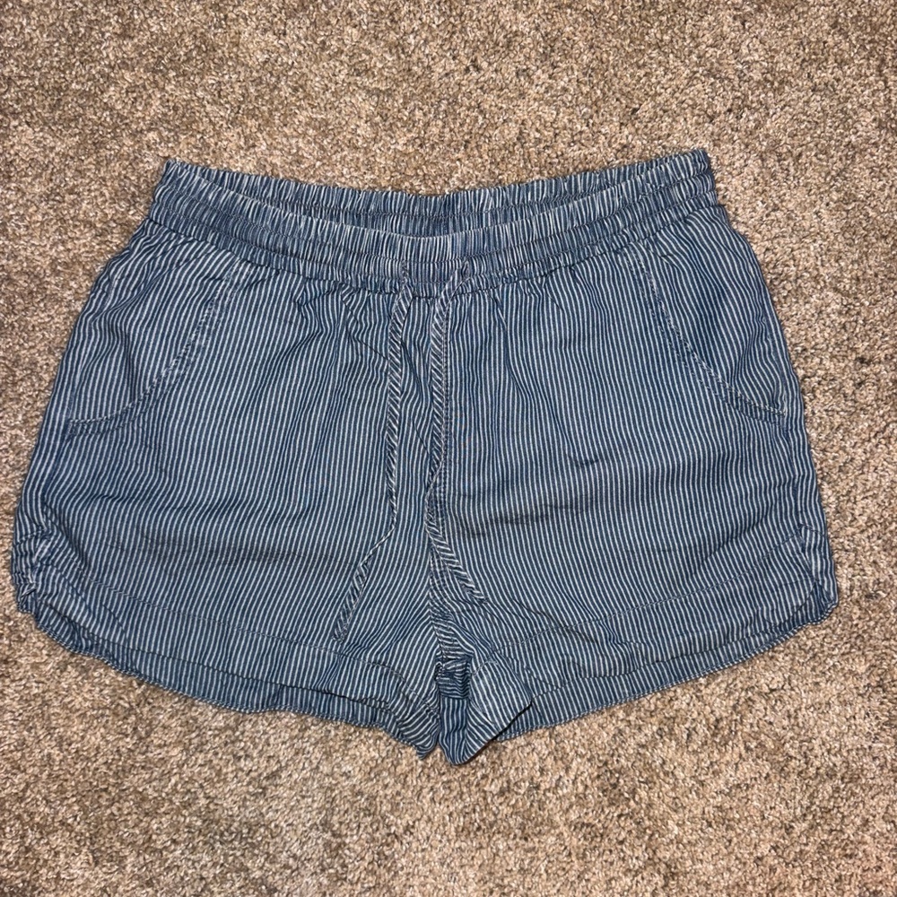 Universal Thread Navy and White Pinstripe Athletic Shorts, S